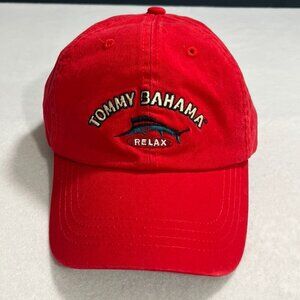 Tommy Bahama Hat Cap Strap Back Marlin Relax Adjustable Logo Beach Fishing